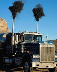 Diesel smoke, photo: EPA